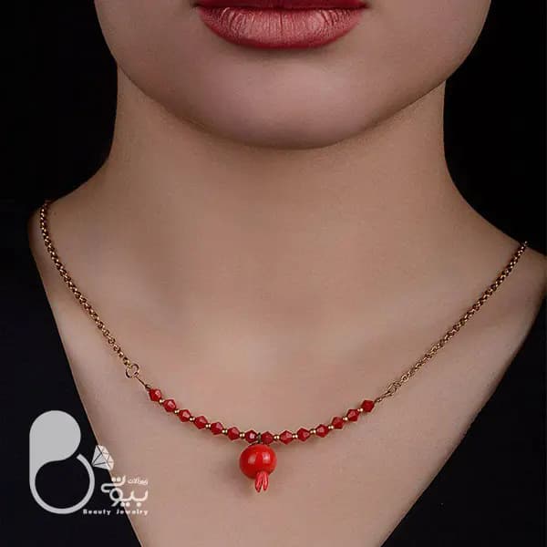 گردنبند شرشره دونه اناری