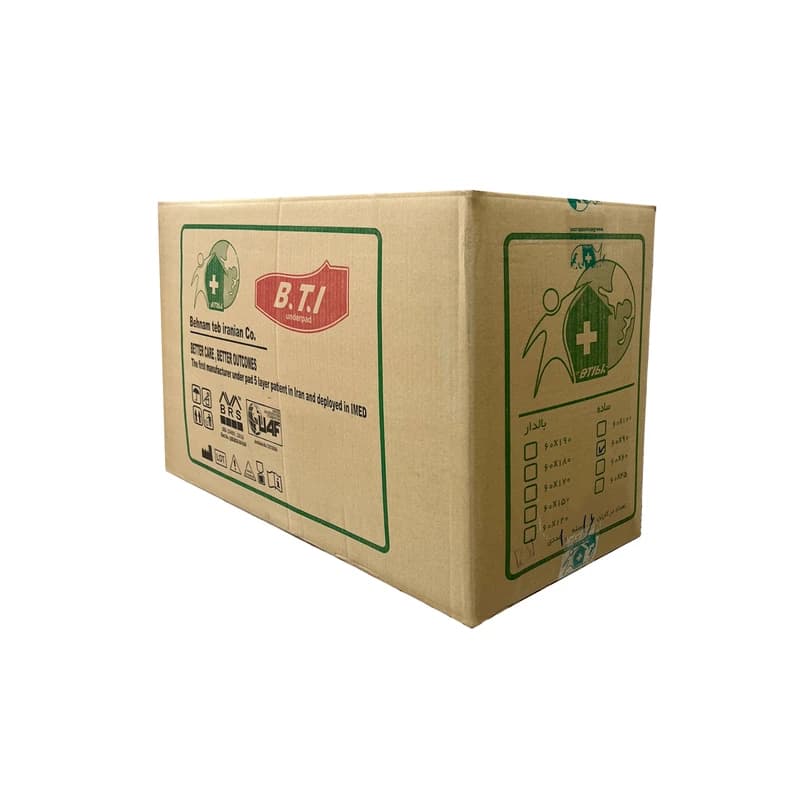 پد زیرانداز بیمار بی تی آی مدل 6090 – 16 بسته (10 عددی) — تصویر ۳