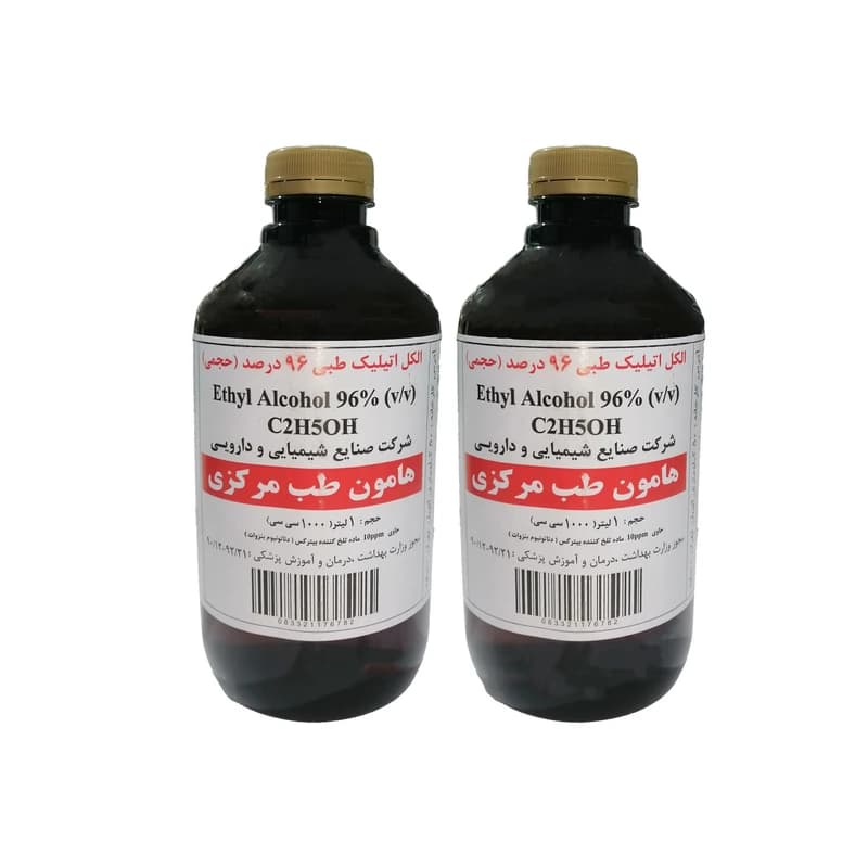 الکل طبی هامون طب مرکزی مدل TB-2 حجم 1000 میلی لیتر مجموعه 2 عددی