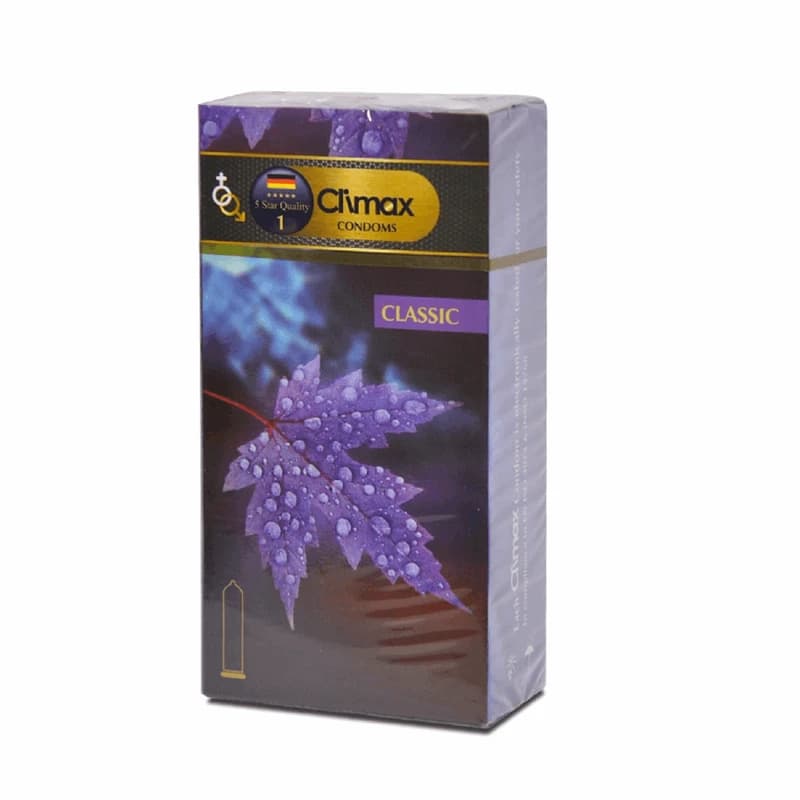 کاندوم کلایمکس مدل Classic 1 ساده بسته 12 عددی