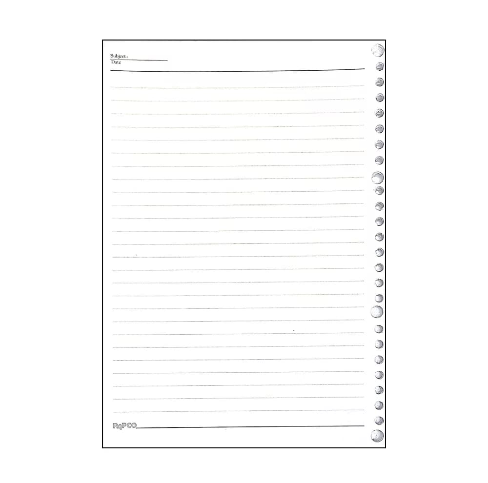 کاغذ کلاسوری پاپکو مدل یک خط فارسی کد NB-606-SHF بسته 100 عددی — تصویر ۲