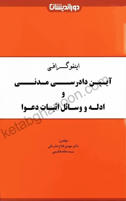 اینفوگرافی آیین دادرسی مدنی و ادله اثبات دعوا مهدی فلاح