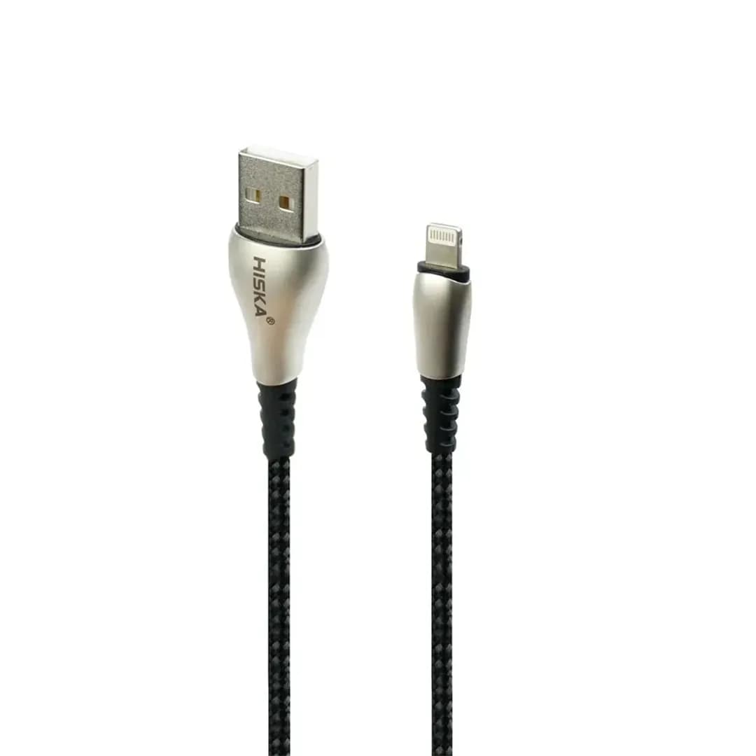 کابل دیتا و شارژ USB به لایتنینگ هیسکا مدل LX-288