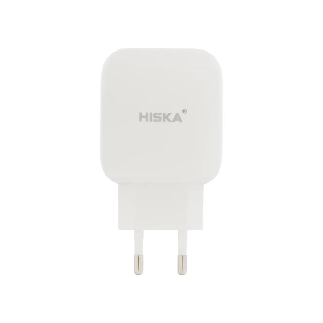 شارژر دیواری 20وات هیسکا مدل H-112PD همراه با کابل — تصویر ۲
