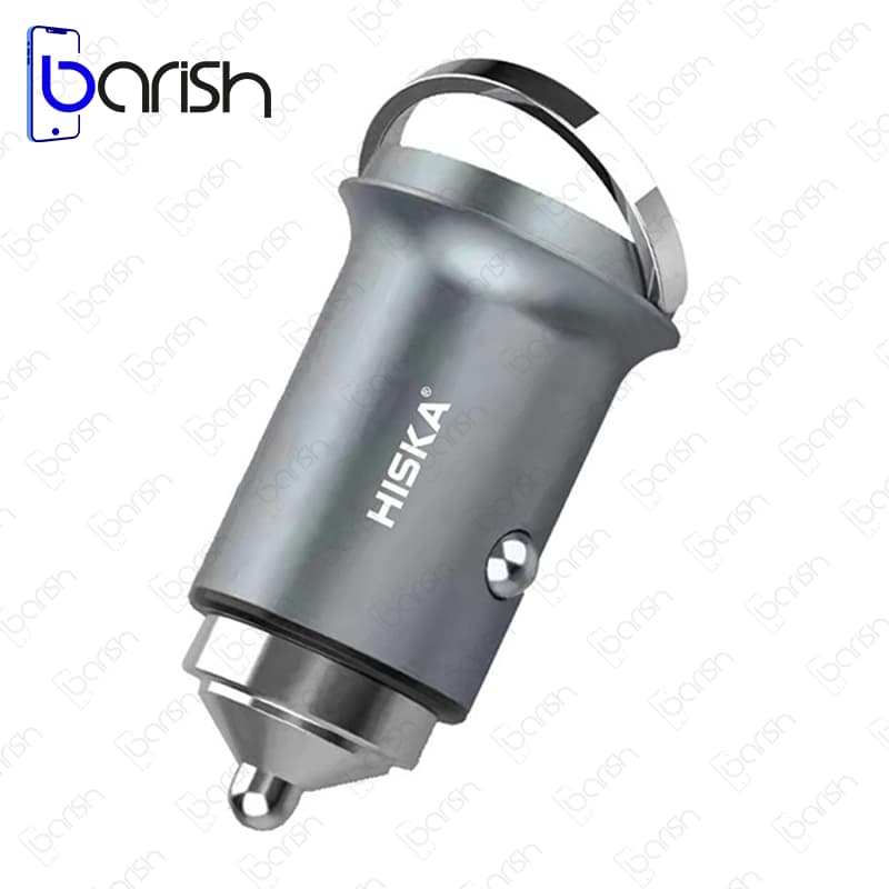 شارژر فندکی 30واتی هیسکا مدل HCC-306 همراه با کابل دو سر Type-C — تصویر ۳