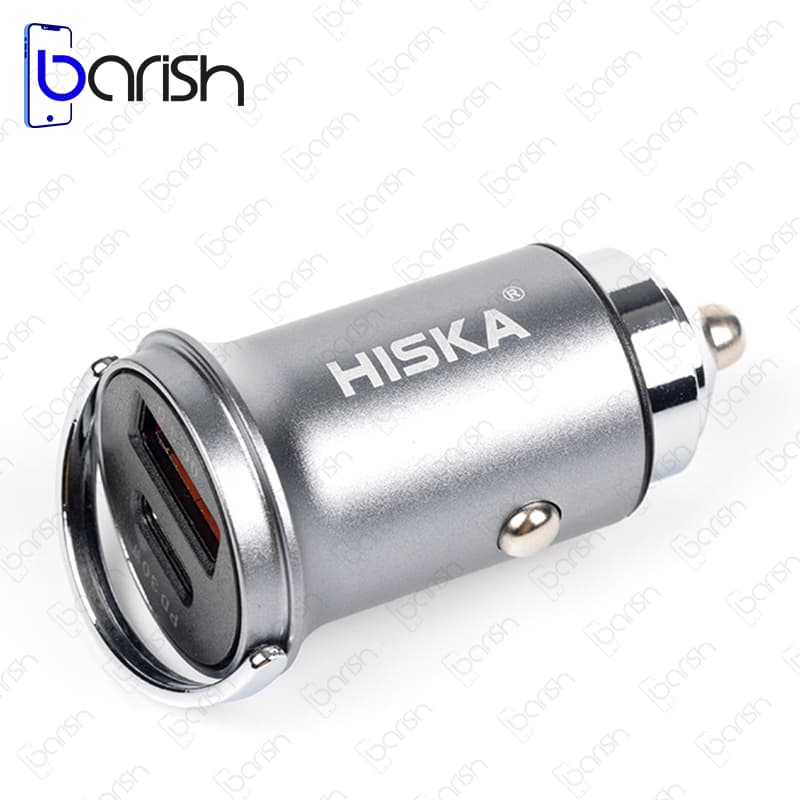 شارژر فندکی 30واتی هیسکا مدل HCC-306 همراه با کابل دو سر Type-C — تصویر ۷