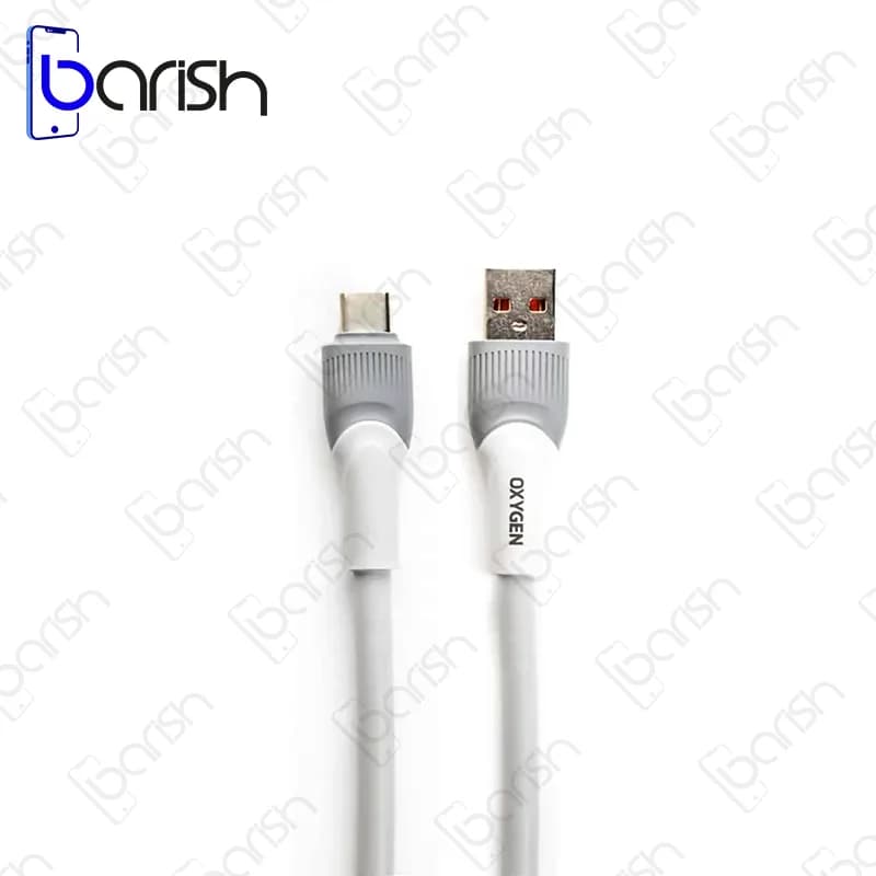 کابل دیتا و شارژ USB به Type-C اکسیژن مدل LX14