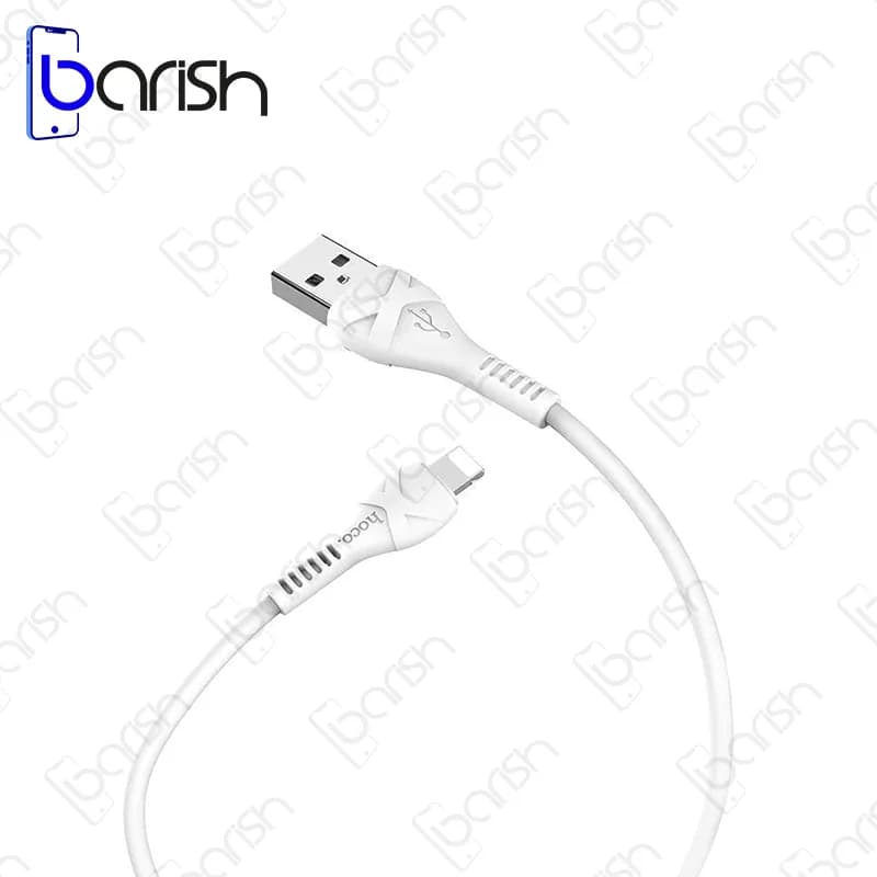 کابل دیتا و شارژ USB به لایتنینگ هوکو مدل X37 — تصویر ۲