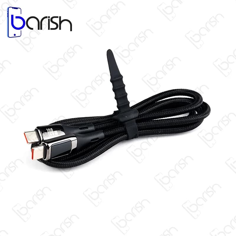 کابل دیتا و شارژ دو سر Type-C هیسکا مدل LX-705 — تصویر ۳