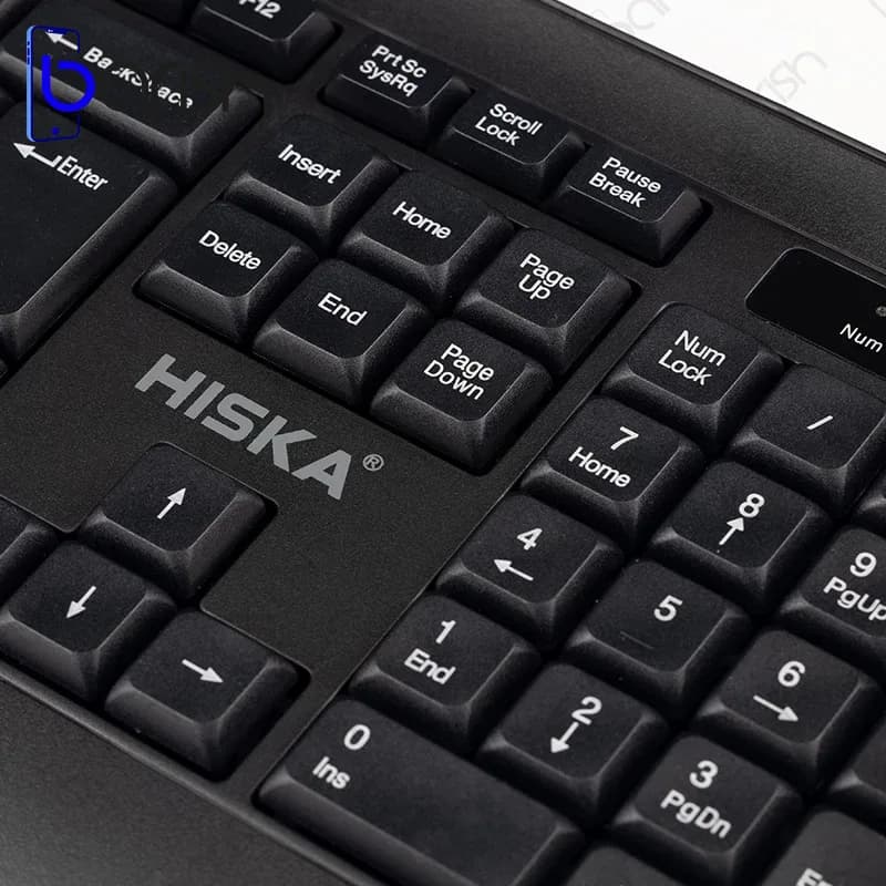 موس و کیبورد بی سیم هیسکا مدل H-MK15W — تصویر ۸