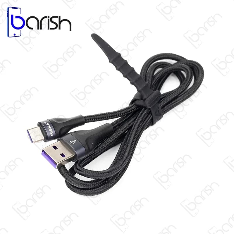 کابل دیتا و شارژ USB به Type-C هیسکا مدل LX-830C — تصویر ۳
