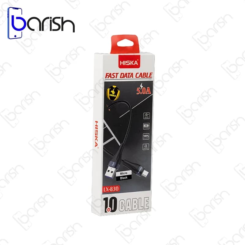 کابل دیتا و شارژ USB به Type-C هیسکا مدل LX-830C — تصویر ۴