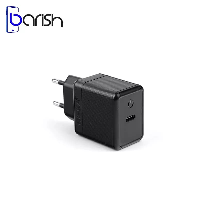 شارژر دیواری 35 واتی هیسکا مدل H-119GaN همراه با کابل Type-C — تصویر ۳