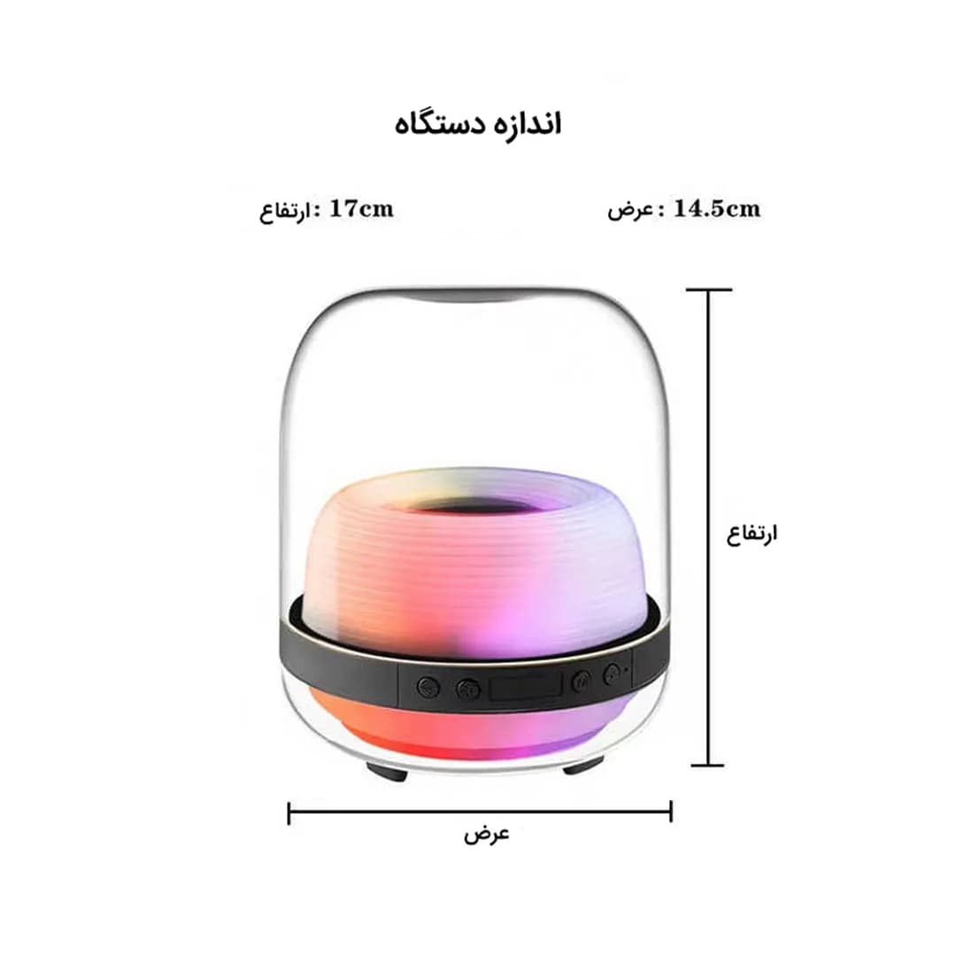 اسپیکر بلوتوثی RGB مدل L20 — تصویر ۴