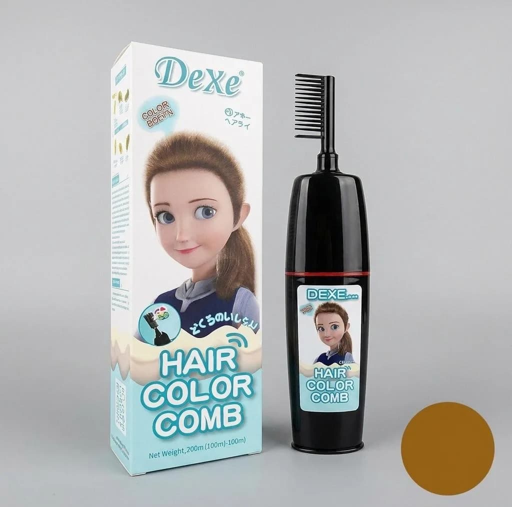 فوم رنگ مو موقت دکسی مدل Comb حجم 200 میلی لیتر رنگ قهوه ای — تصویر ۸