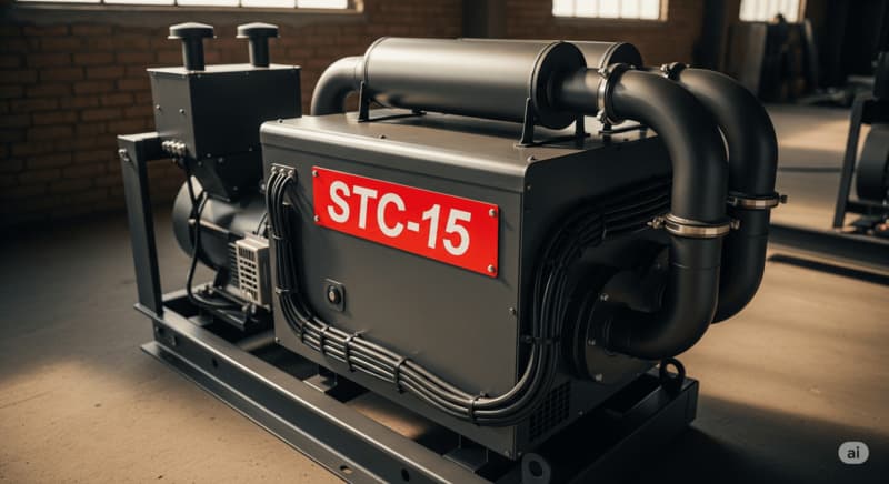 ژنراتور زغالی 15 کیلووات استریم مدل STC-15