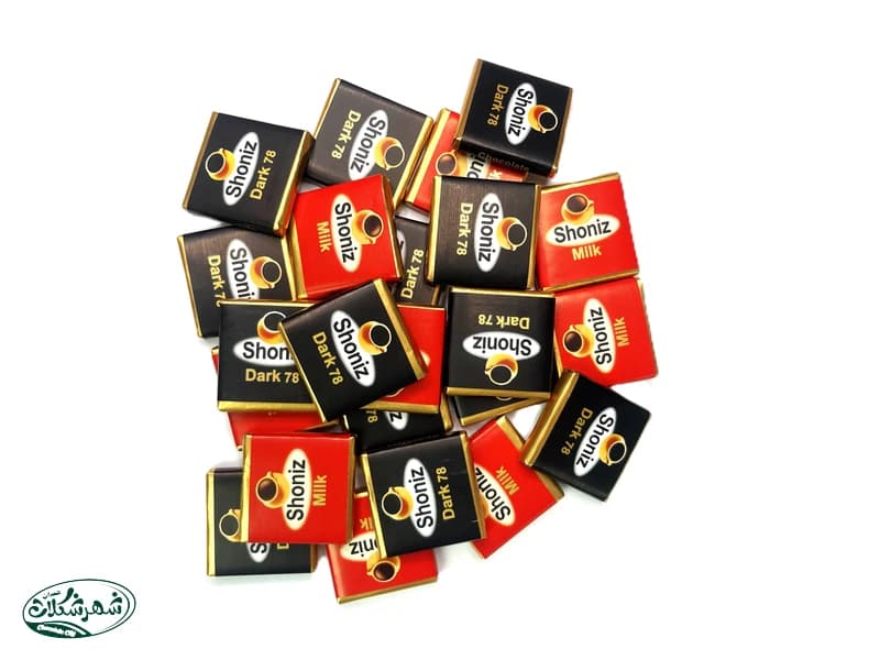 شکلات میکس مربع شونیز 6ج 500گ — تصویر ۲