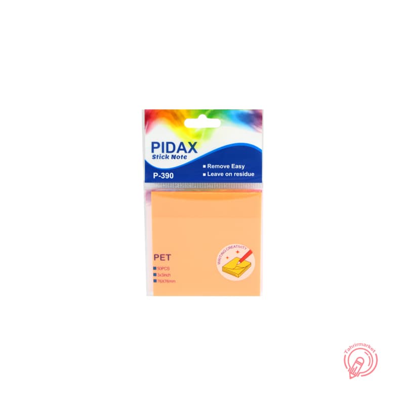 پست ایت 76*76 میلی متر پیداکس مدل P-380 رنگ نارنجی