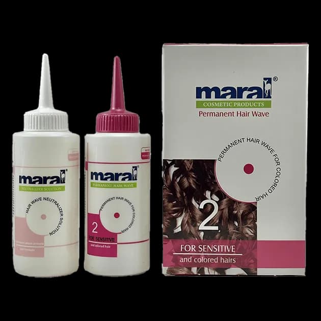 محلول فر دهنده مو مارال Maral مدل Permanent Hair Wave شماره ۲
