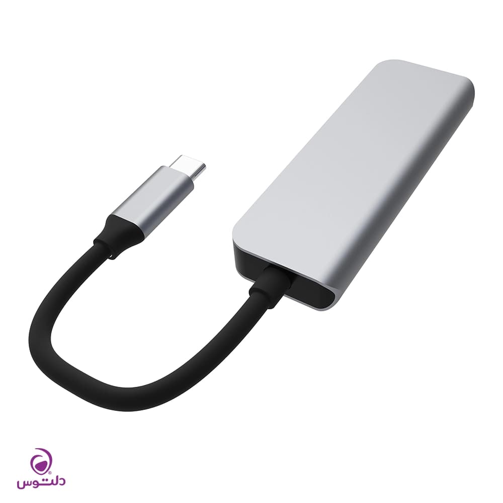 هاب 4 پورت USB-C جی سی پال مدل JCP6251 — تصویر ۳