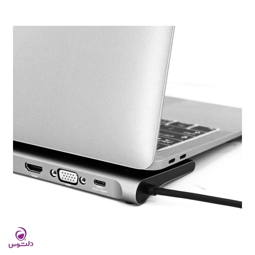 هاب 10 پورت USB-C جی سی پال مدل JCP6204 — تصویر ۳