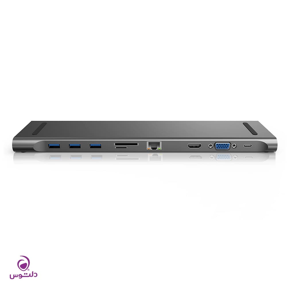 هاب 10 پورت USB-C جی سی پال مدل JCP6204 — تصویر ۲