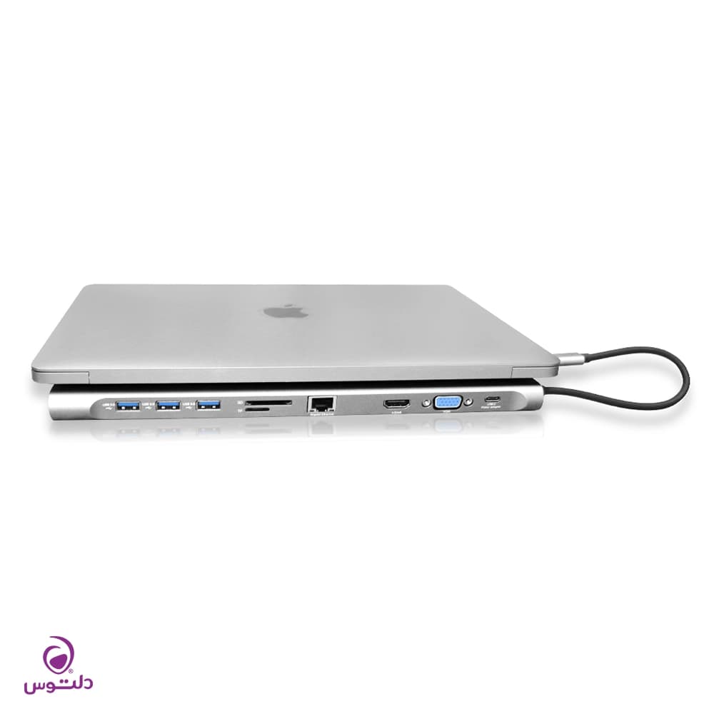 هاب 10 پورت USB-C جی سی پال مدل JCP6204 — تصویر ۴