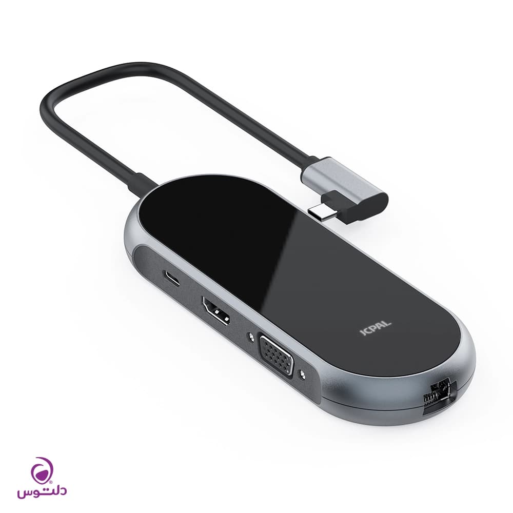 هاب 9 پورت USB-C جی سی پال مدل JCP6254 — تصویر ۲