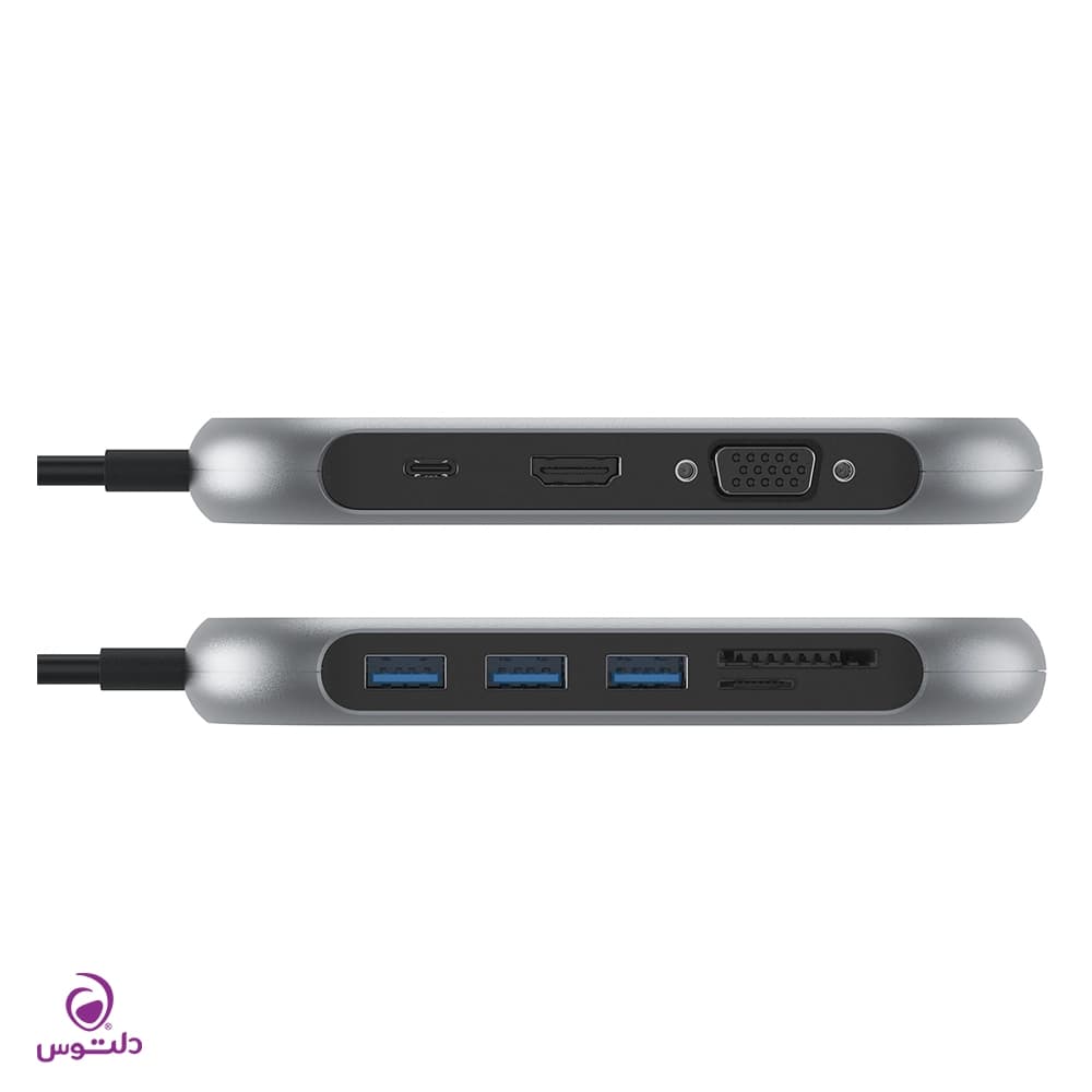 هاب 9 پورت USB-C جی سی پال مدل JCP6254 — تصویر ۳