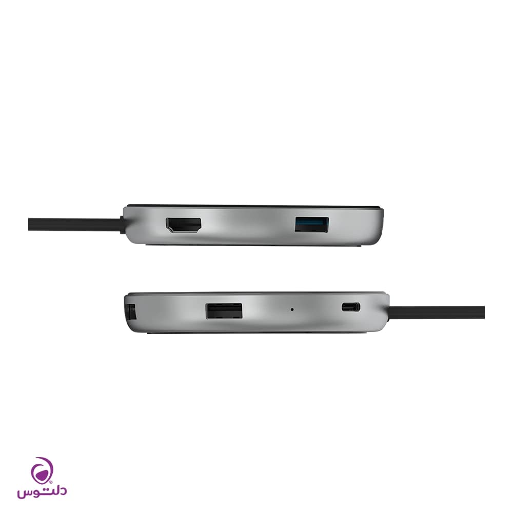 شارژر بی سیم و هاب 5 پورت USB-C جی سی پال مدل JCP6224 — تصویر ۳