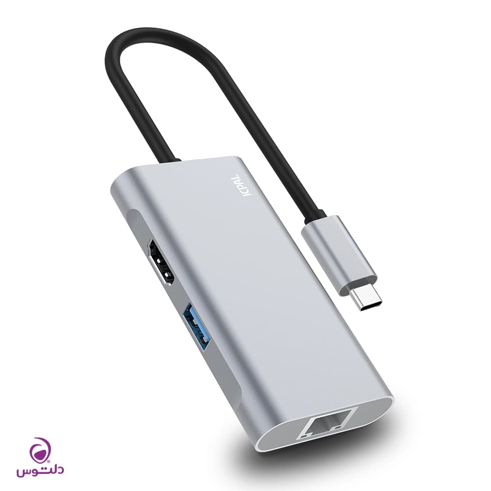 هاب 5 پورت USB-C جی سی پال مدل JCP6290 — تصویر ۴