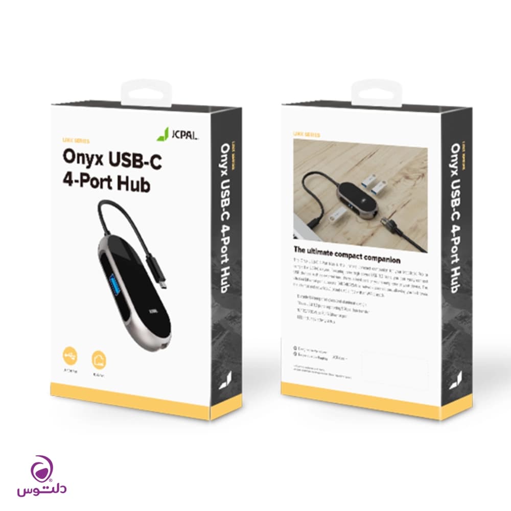 هاب 4 پورت USB-C جی سی پال مدل JCP6252 — تصویر ۵