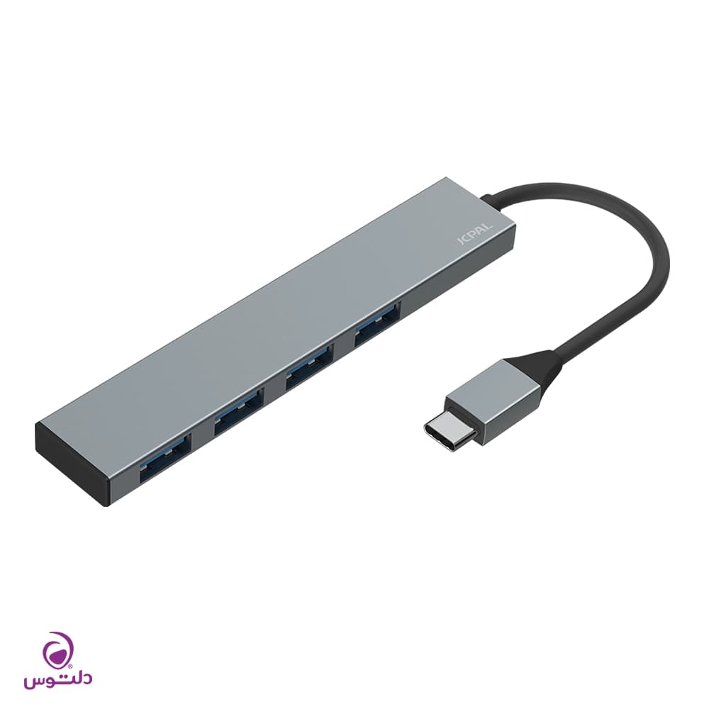 هاب 4 پورت USB-C جی سی پال مدل JCP6237