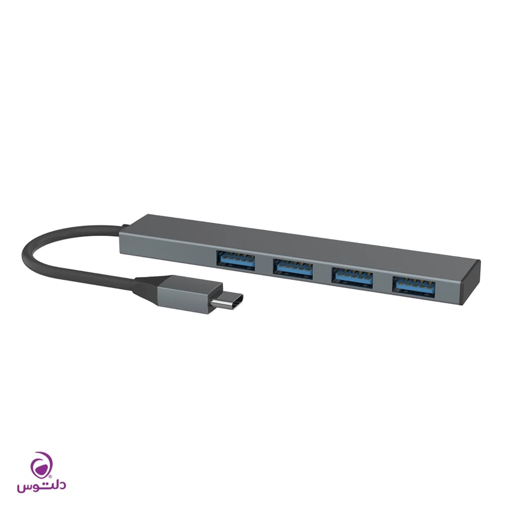 هاب 4 پورت USB-C جی سی پال مدل JCP6237 — تصویر ۴