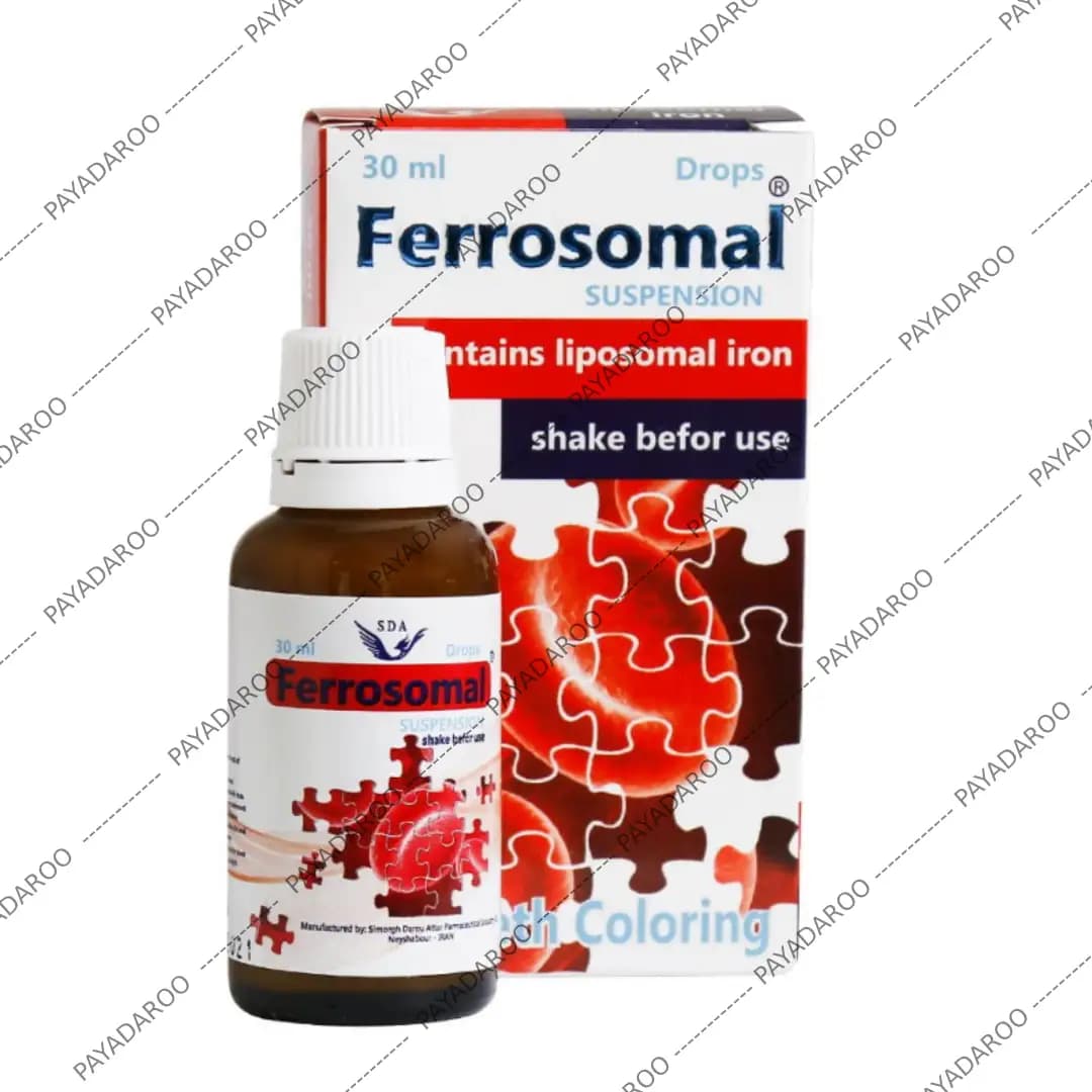 قطره آهن فروزومال سیمرغ دارو عطار 7 میلی گرم 30 میلی لیتر