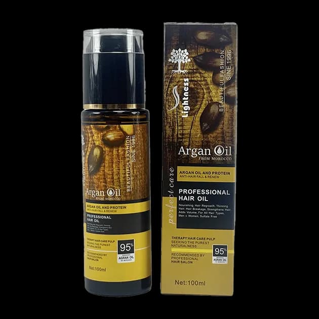 روغن مو آرگان لایتنس Lightness مدل Moroccan Argan Oil
