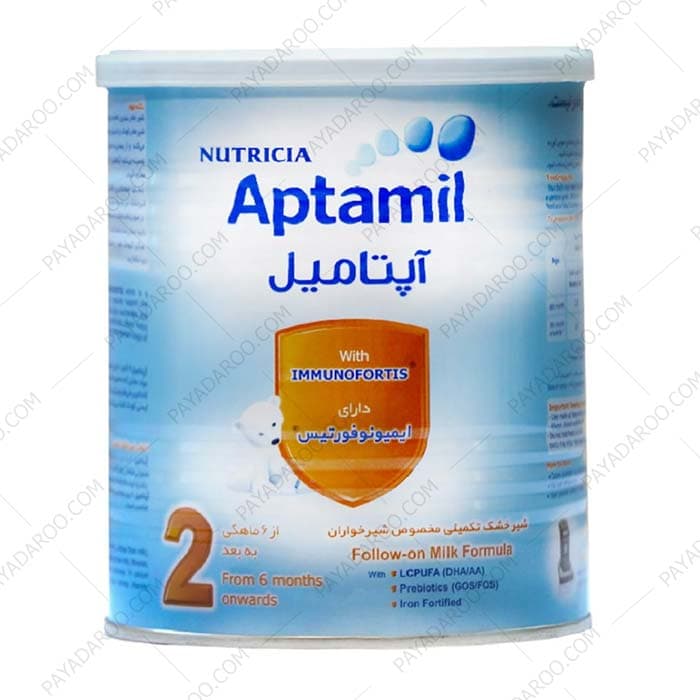 شیر خشک آپتامیل 2 نوتریشیا 400 گرم