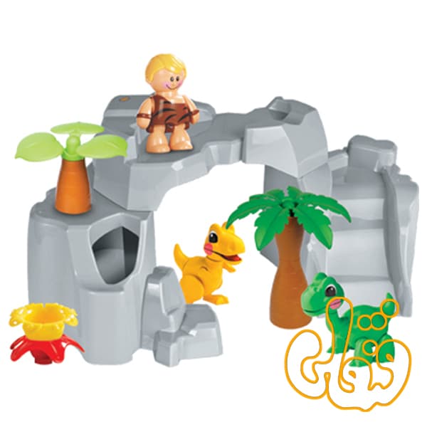 ست کوه عصر حجر Dinosaur play set 87359 — تصویر ۲