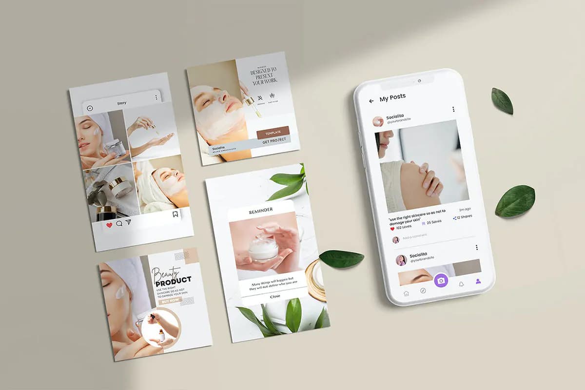 موکاپ رسانه‌های اجتماعی — تصویر ۳