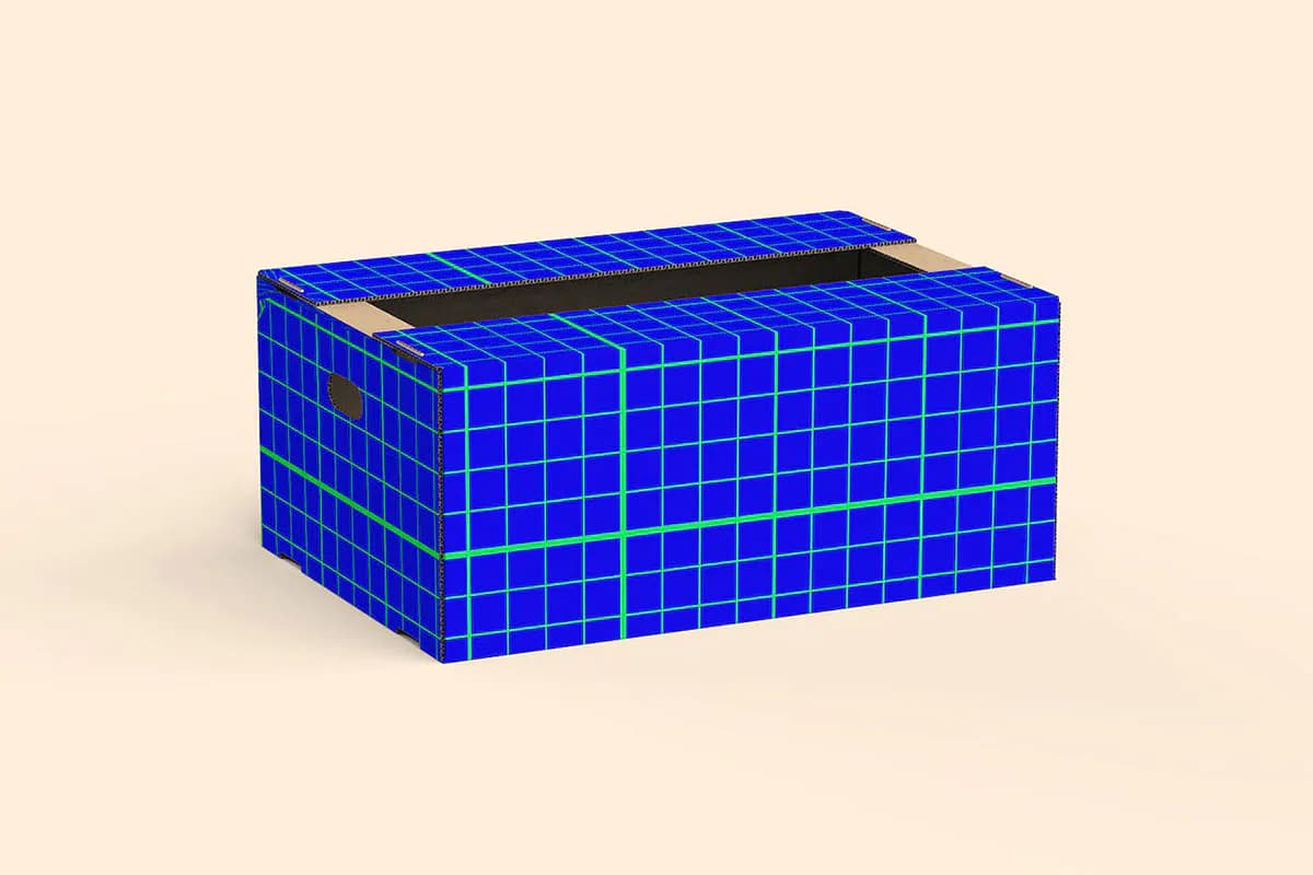 موکاپ کارتن بسته بندی میوه — تصویر ۷