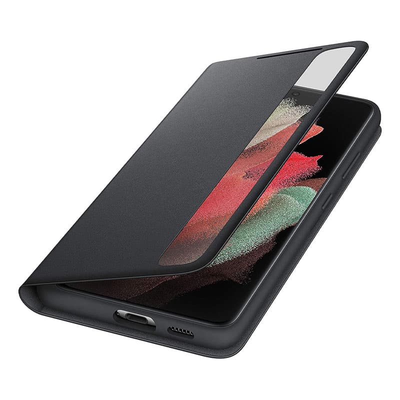 کیف اصلی سامسونگ Galaxy S21 Ultra با قلم Clear View Cover with S-Pen — تصویر ۳