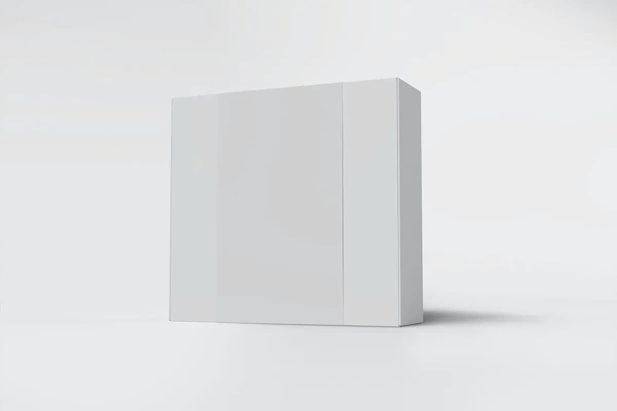 موکاپ جعبه بسته بندی محصول با کاغذ کرافت — تصویر ۵