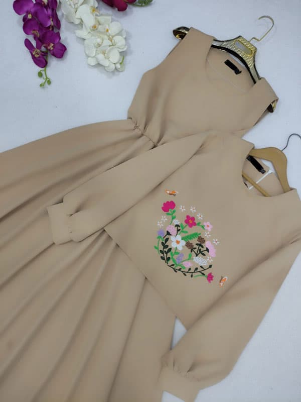 سارافون و کت زنانه مدل حلما — تصویر ۷