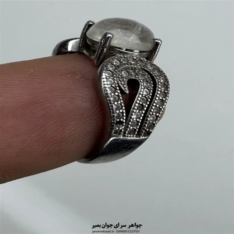 انگشتر زنانه در نجف نقره عیار 925 ظریف — تصویر ۲