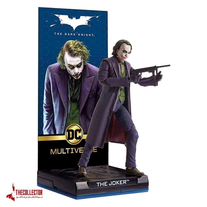 اکشن فیگور جوکر از فیلم شوالیه تاریکی برند Mattel — تصویر ۳