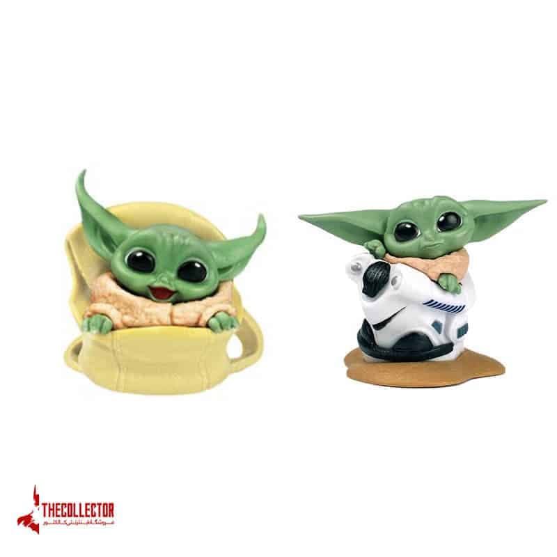 ست مینی فیگور 6 عددی بیبی یودا Baby Yoda — تصویر ۵