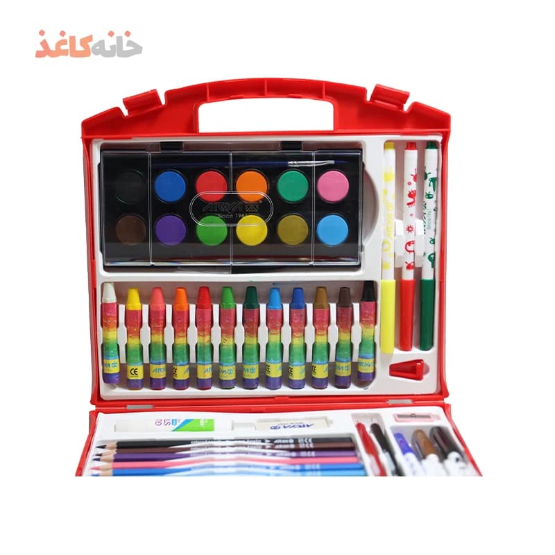 کیف ست نقاشی قرمز آریا — تصویر ۴