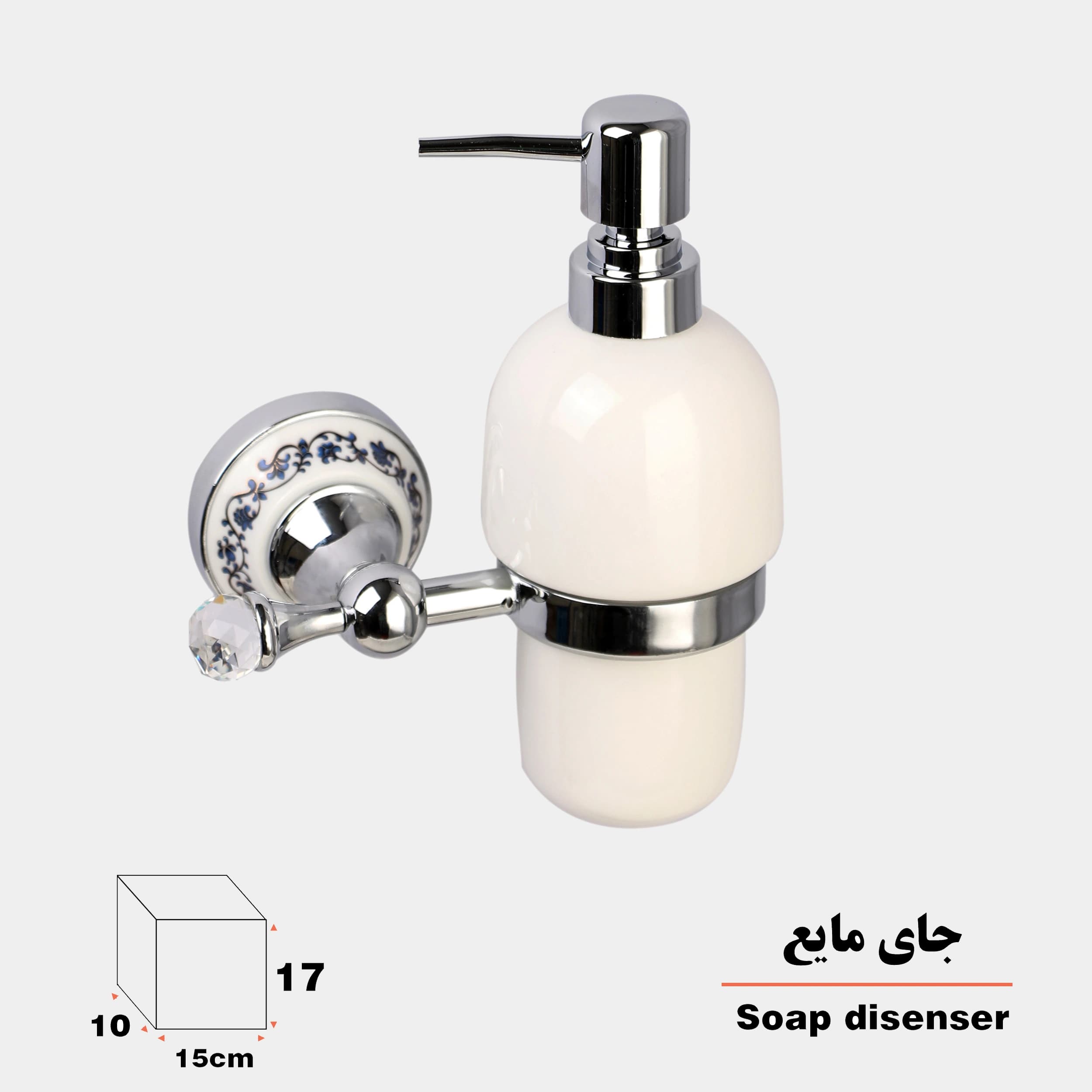 پمپ مایع دستشویی دلفین مدل 34 C — تصویر ۲