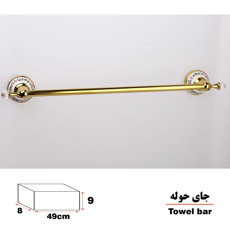 آویز حوله دلفین مدل 34 G L — تصویر ۲