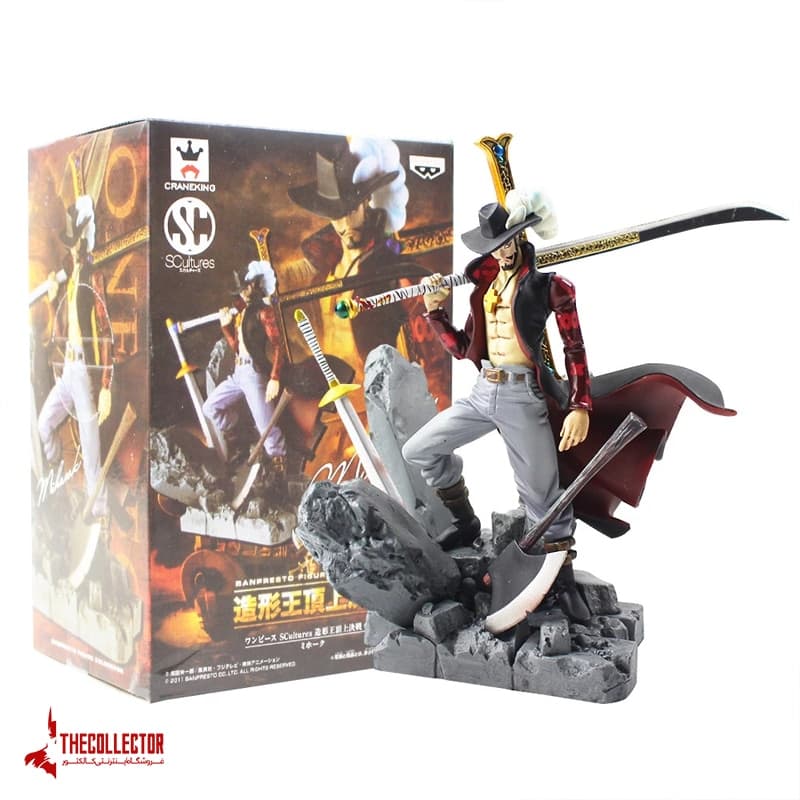 فیگور دراکول میهاک (Dracule Mihawk) از انیمه وان پیس برند Banpresto — تصویر ۶